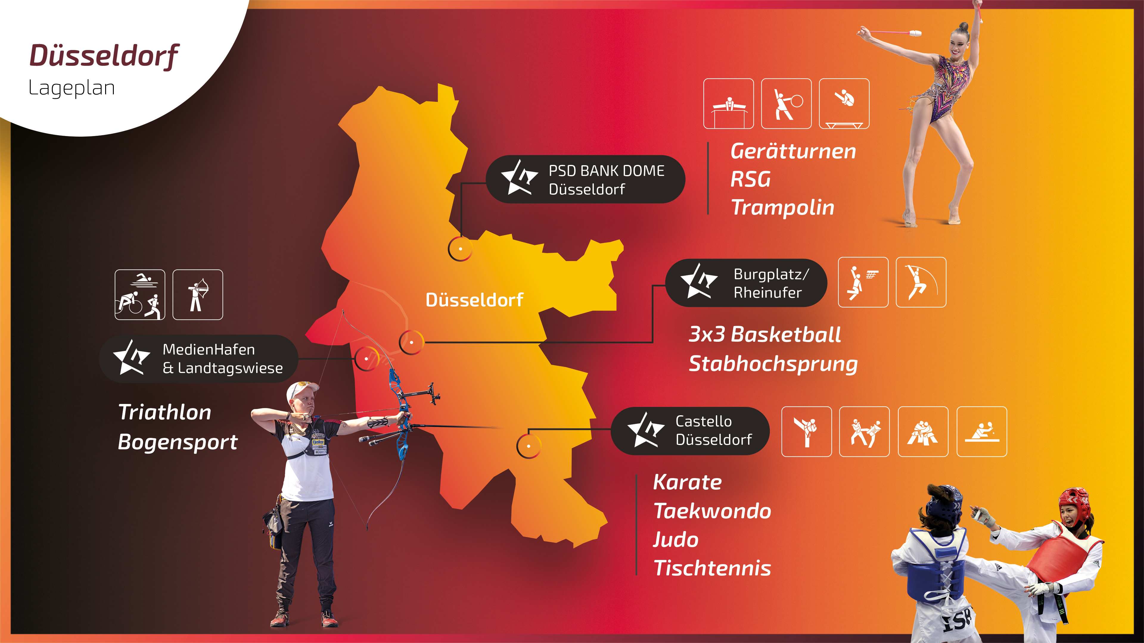Lageplan Düsseldorf