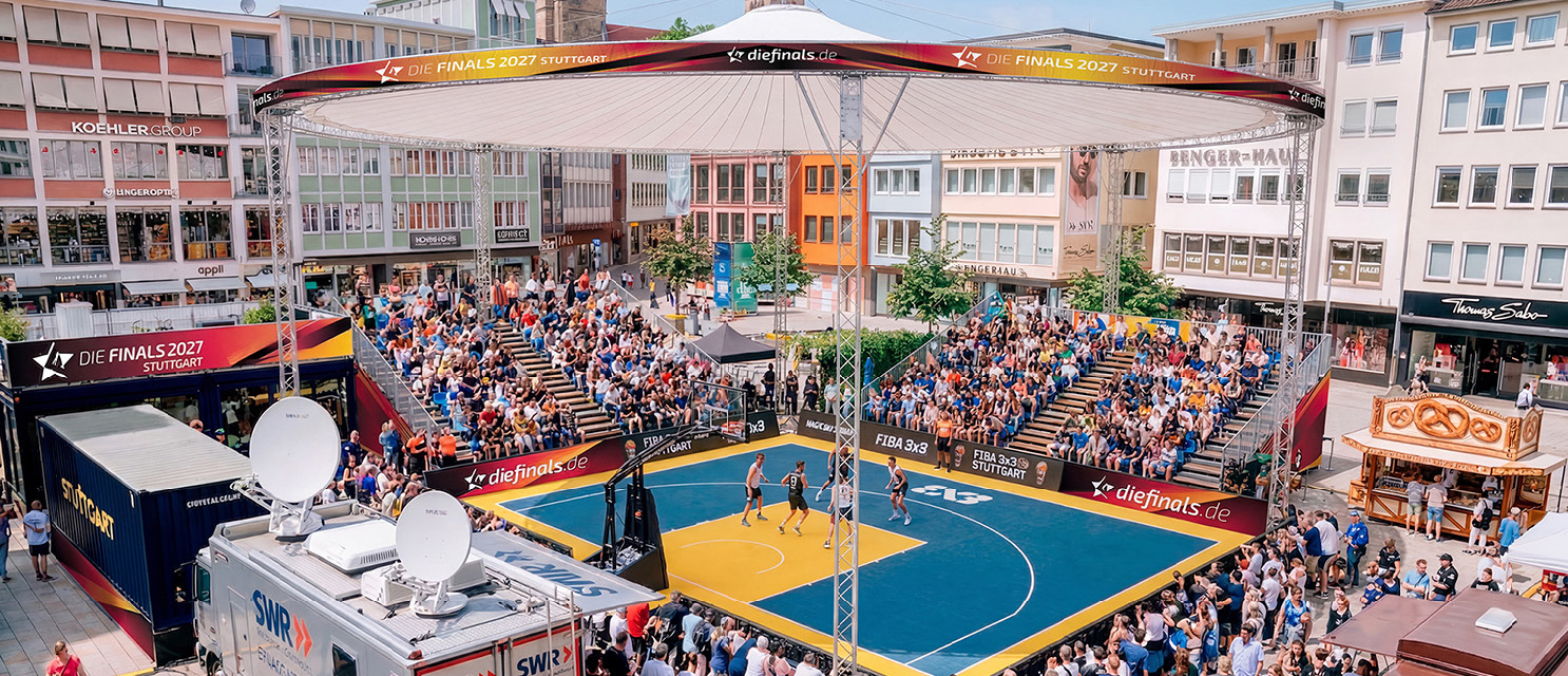 Animation der Stuttgarter Finals-Sportstätten