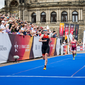 Triathlon Zielankunft