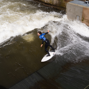 Blick auf die Rapid Surferin