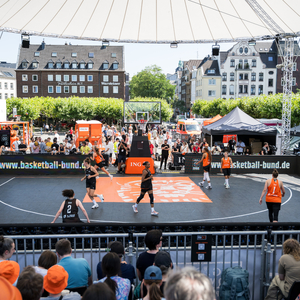 3x3 Basketball während der Finals 2023 Rhein-Ruhr