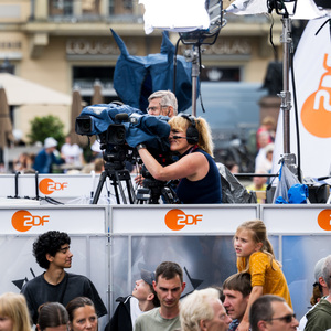 Speed Klettern während der Finals 2025 Dresden