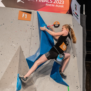 Bouldern während der Finals 2023 Rhein-Ruhr