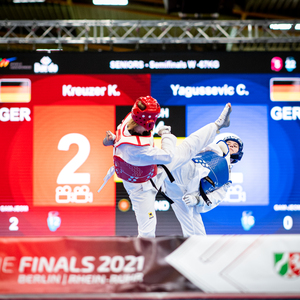 Taekwondo während der Finals 2021 Berlin | Rhein-Ruhr