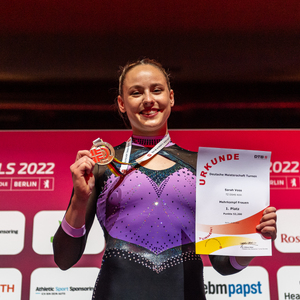 Gerätturnen während der Finals 2022 Berlin