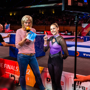 Gerätturnen während der Finals 2022 Berlin