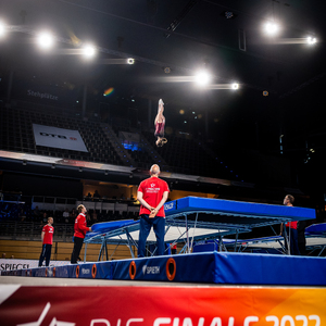Trampolinturnen bei den Finals 2022 Berlin