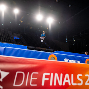 Trampolinturnen bei den Finals 2022 Berlin