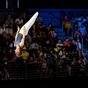 Trampolinturnen bei den Finals 2022 Berlin