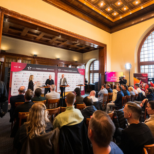Pressekonferenz „100 Tage vor den Finals 2026 Hannover“ am 14.04.2026 in Hannover, Deutschland.