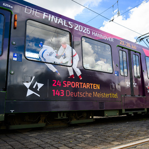 Vorstellung der Stadtbahn für Die Finals 2026 Hannover