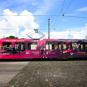 Vorstellung der Stadtbahn für Die Finals 2026 Hannover
