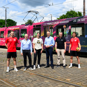 Vorstellung der Stadtbahn für Die Finals 2026 Hannover
