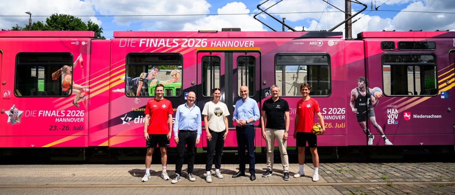 Vorstellung der Stadtbahn für die Finals 2026 Hannover
